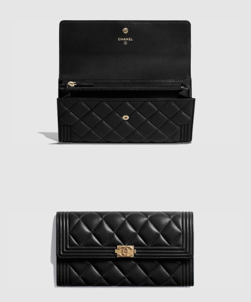 [CHANEL-샤넬]보이 플랩 장지갑 A80286