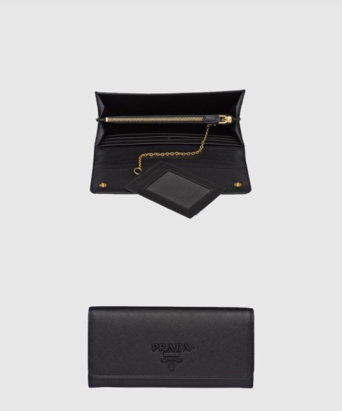 [PRADA-프라다]모노크롬 장지갑 1MH132