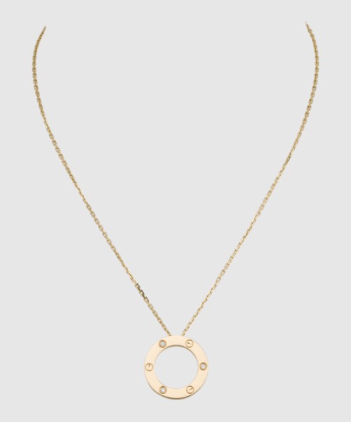[CARTIER-까르띠에]러브 목걸이 B7014500