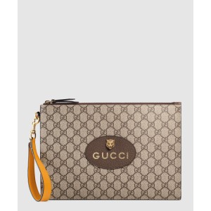 [GUCCI-구찌]네오빈티지 GG 수프림 클러치 473956
