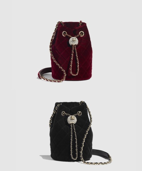 [CHANEL-샤넬]드로스트링 버킷백 AS1894