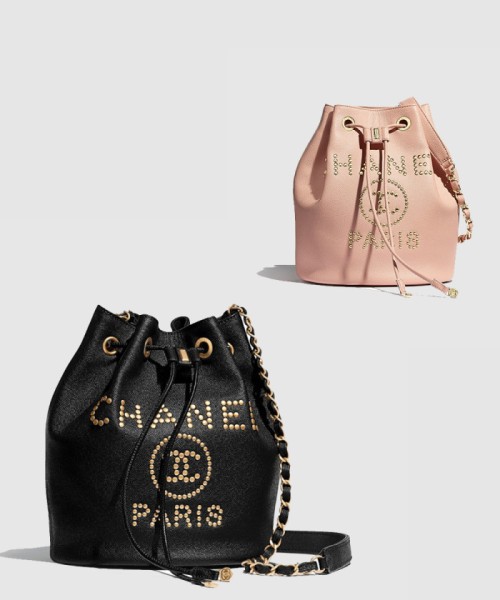 [CHANEL-샤넬]드로스트링 버킷백 AS1045