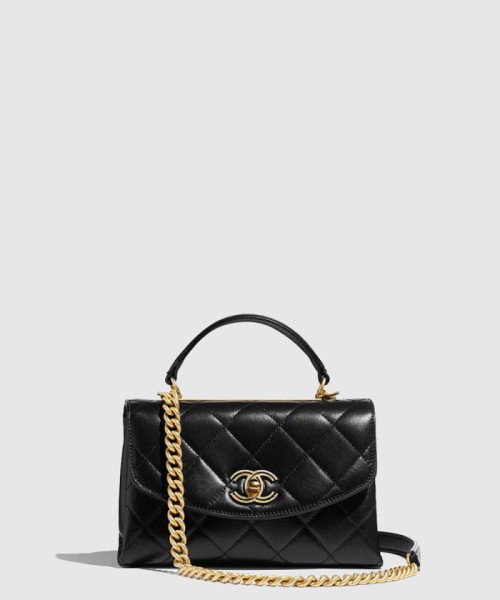 [CHANEL-샤넬]탑핸들 플랩백 AS1174