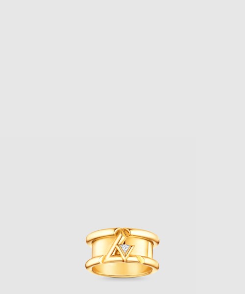 [LOUIS VUITTON-루이비통]LV 볼트 밴드 반지 Q9O58A