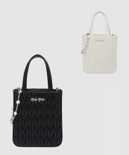 [MIUMIU-미우미우]마테라쎄 토트백 5BA220