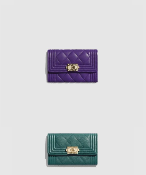 [CHANEL-샤넬]보이 플랩 카드지갑 인기색상 A80603