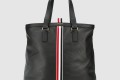 [THOM BROWNE-톰브라운]삼선 레더 토트백 MAG150