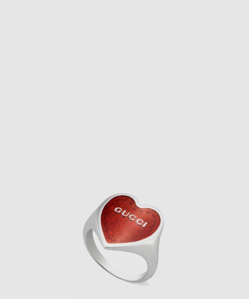 [GUCCI-구찌]에나멜 하트 반지 634805