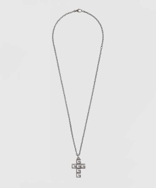 [GUCCI-구찌]스퀘어 G 크로스 목걸이 552395