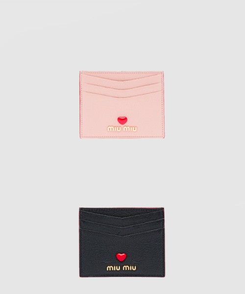 [MIUMIU-미우미우]마드라스 러브 카드지갑 5MC002
