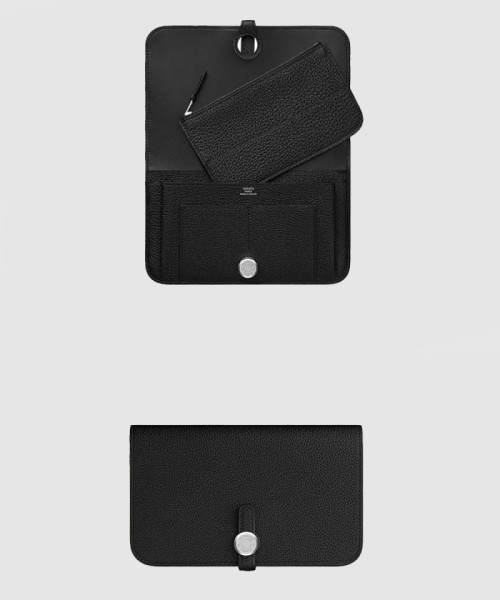 [HERMES-에르메스]도곤 듀오 장지갑 토고