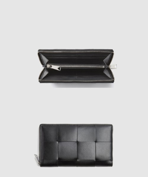 [BOTTEGA-보테가베네타]인트레치아토 지퍼월렛 649607