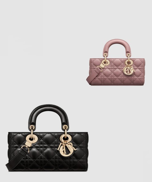 [DIOR-디올]레이디 디조이백 램스킨 스몰 M0613