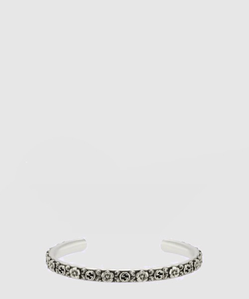 [GUCCI-구찌]플라워 인터로킹 G 팔찌 728275