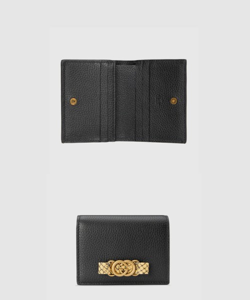 [GUCCI-구찌]인터로킹 G 파이톤 보우 카드지갑 746059