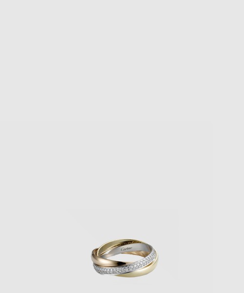 [CARTIER-까르띠에]트리니티 다이아 반지 B4086000