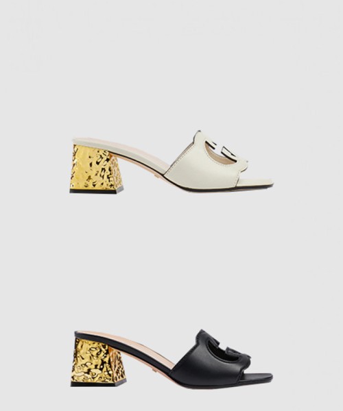 [GUCCI-구찌]인터로킹 G 컷아웃 샌들 694450