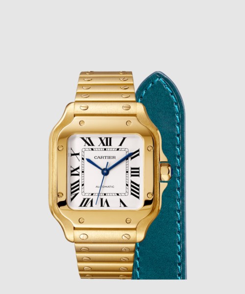 [CARTIER-까르띠에]산토스 드 까르띠에 금통 35.1 WGSA0030