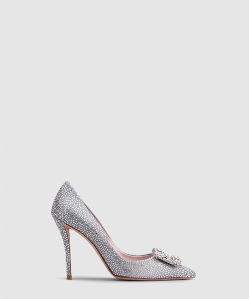 [ROGER VIVIER-로저비비에]플라워 스트라스 펌프스 4192