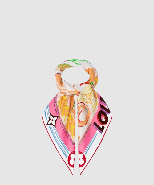 [LOUIS VUITTON-루이비통]아티 LV 언락드 스퀘어 90 M78347