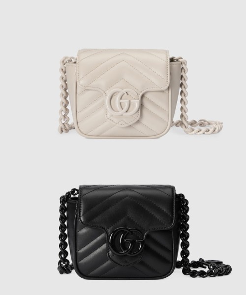 [GUCCI-구찌]GG 마몽 마틀라세 벨트백 739599
