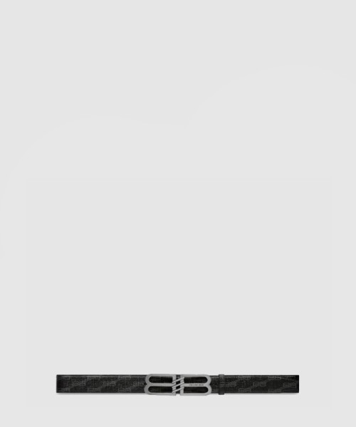 [BALENCIAGA-발렌시아가]BB 코팅 캔버스 벨트 703103