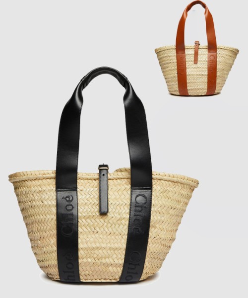 [CHLOE-끌로에]우디 바스켓백 라지 SS303