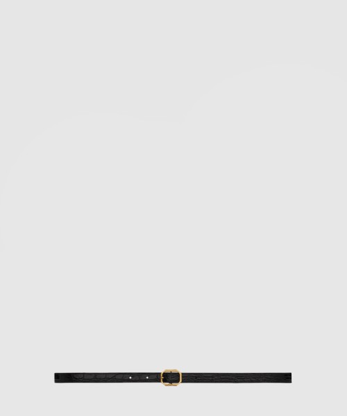 [SAINT LAURENT-생로랑]프레임 슬림 벨트 732560