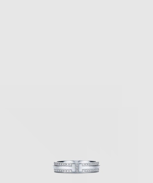 [TIFFANY-티파니]네로우 파베 다이아몬드 반지