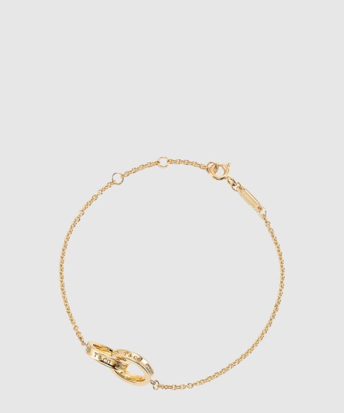 [TIFFANY-티파니]인터라킹 서클 체인 팔찌