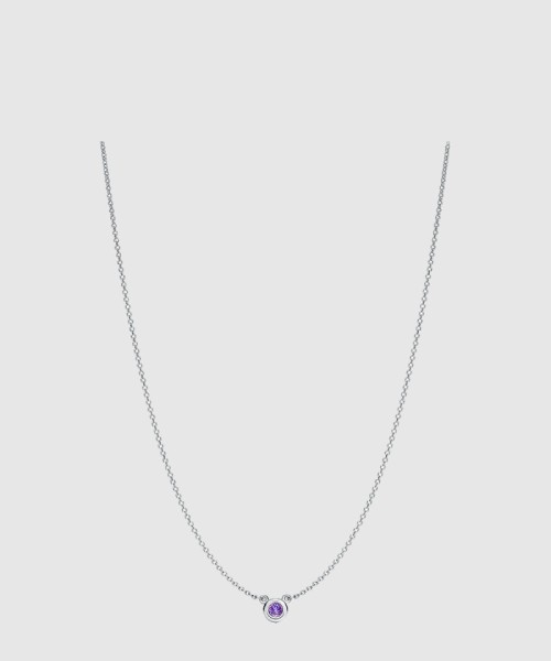 [TIFFANY-티파니]컬러 바이 더 야드 애머시스트 목걸이