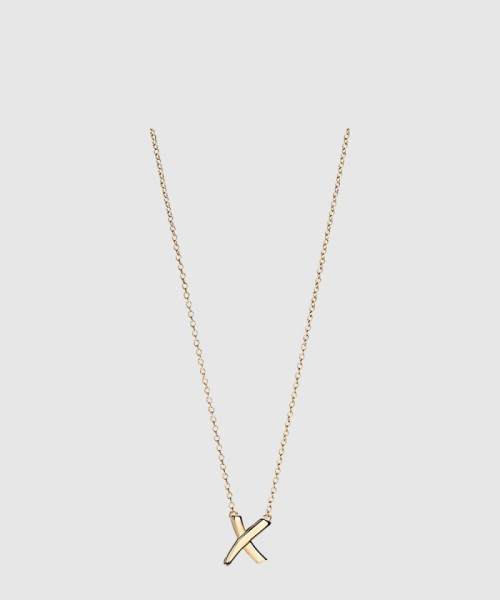 [TIFFANY-티파니]X 펜던트 목걸이