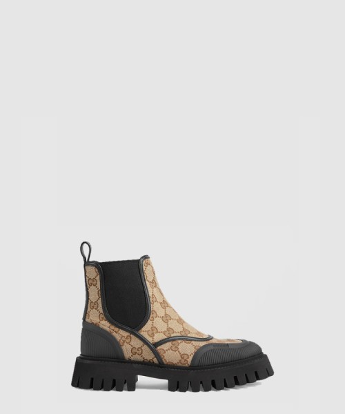 [GUCCI-구찌]GG 캔버스 앵클부츠 751711