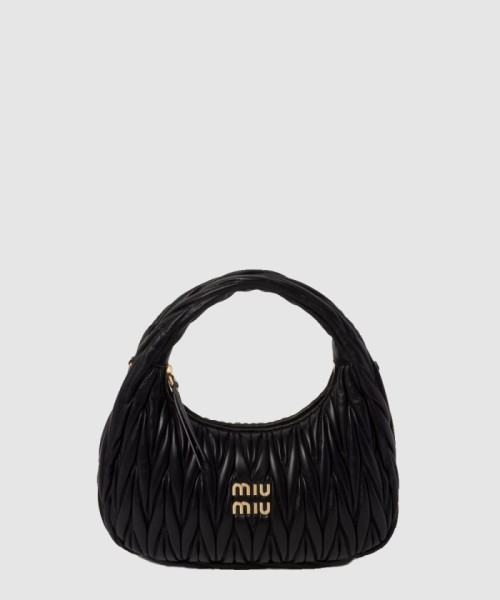 [MIUMIU-미우미우]나파 가죽 호보 백 5BC108