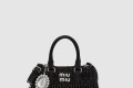 [MIUMIU-미우미우]크리스탈 나파 토트백 5BA251