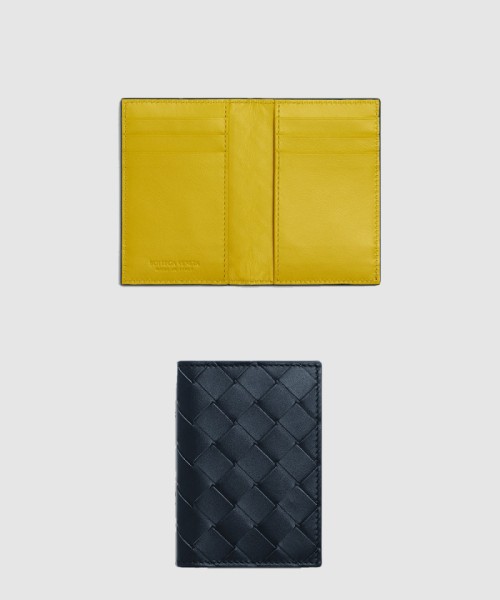 [BOTTEGA-보테가베네타]인트레치아토 플랩 카드 케이스 592619