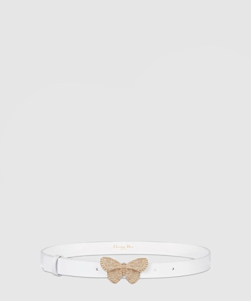 [DIOR-디올]버터플라이 로고 벨트 B0469