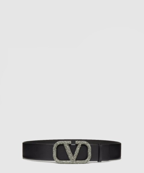 [VALENTINO-발렌티노]유광 송아지 가죽 벨트