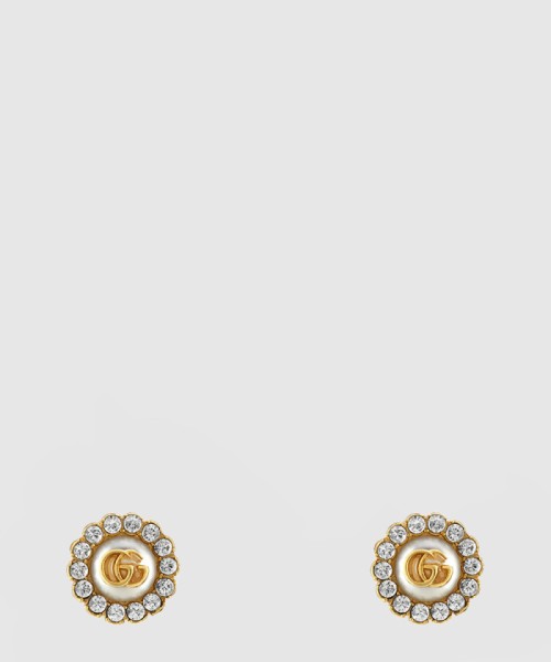 [GUCCI-구찌]GG 마몽 플라워 귀걸이 702583