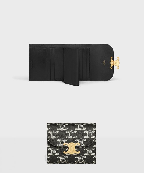 [CELINE-셀린느]트리오페 반지갑 10D782