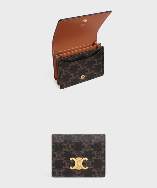 [CELINE-셀린느]트리오페 반지갑 10M122