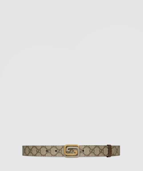 [GUCCI-구찌]스퀘어드 인터로킹 G 리버서블 벨트 715603
