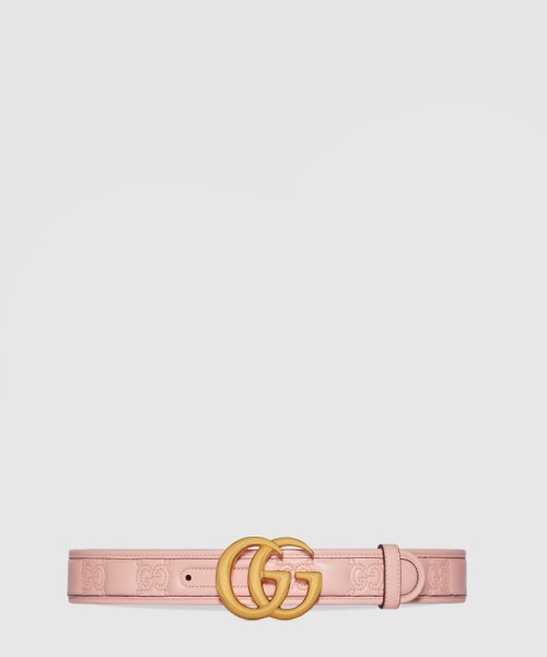 [GUCCI-구찌]GG 마몽마틀라세 와이드 벨트 400593