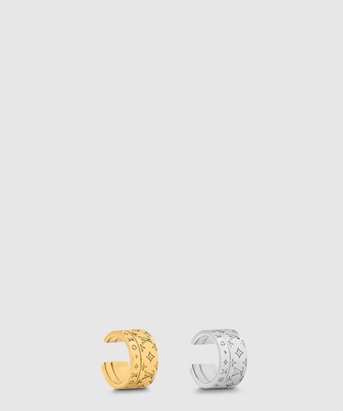 [LOUIS VUITTON-루이비통]나노그램 클립 귀걸이 M01366