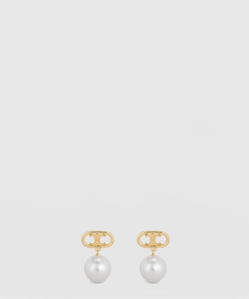 [CELINE-셀린느]트리옹프 펄 귀걸이 46W796