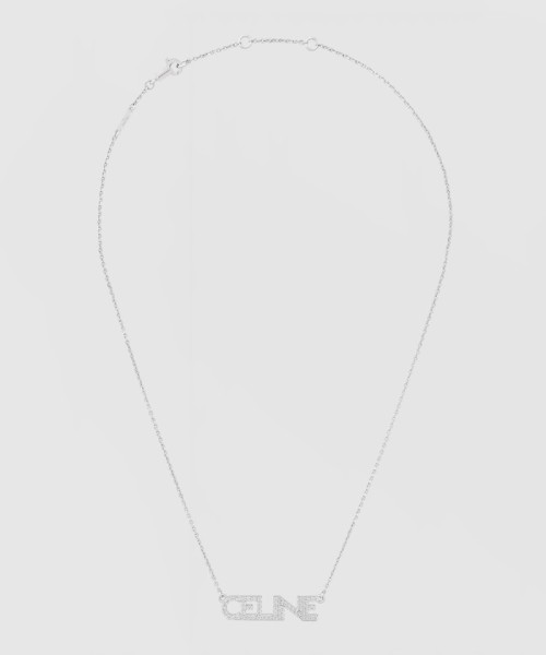 [CELINE-셀린느]모노크롬 스트라스 목걸이 460YR6