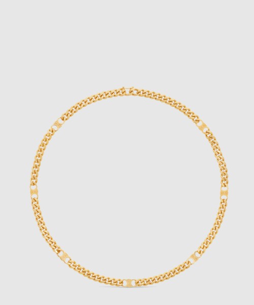 [CELINE-셀린느]트라이옴프 스몰 고메테 목걸이 460VN6