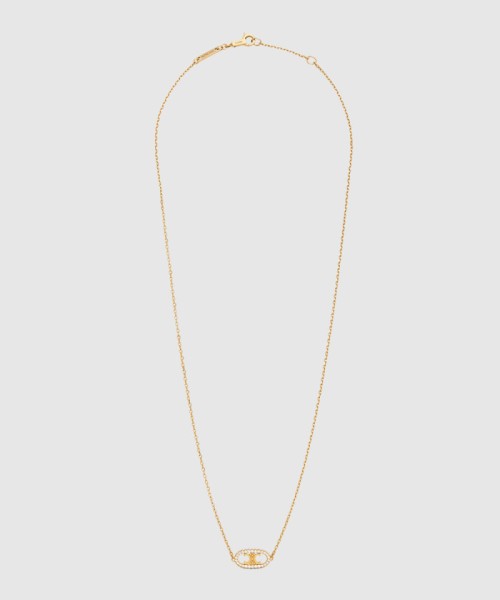 [CELINE-셀린느]마이용 트리옹프 다이아몬드 목걸이 46X766