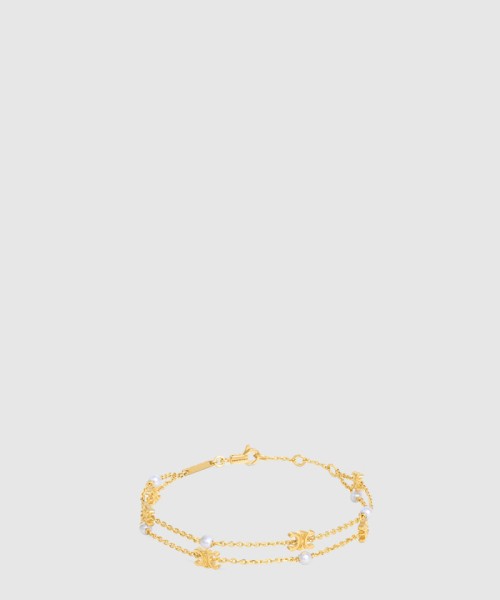 [CELINE-셀린느]트리옹프 펄 더블 팔찌 460PL6