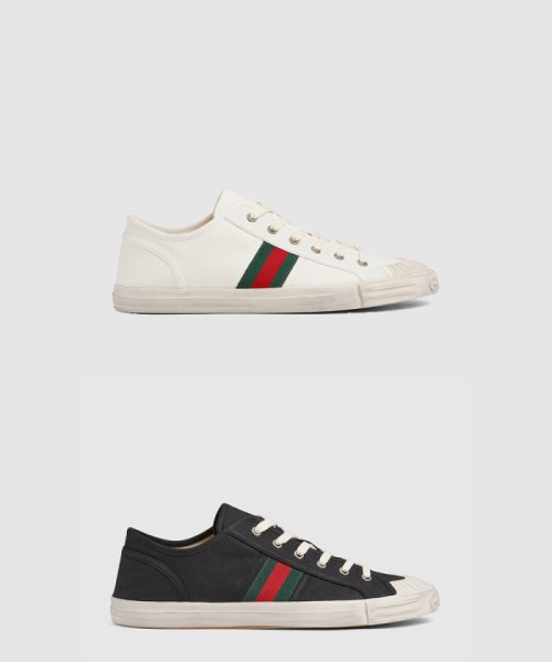 [GUCCI-구찌]웹 디테일의 스니커즈 786366